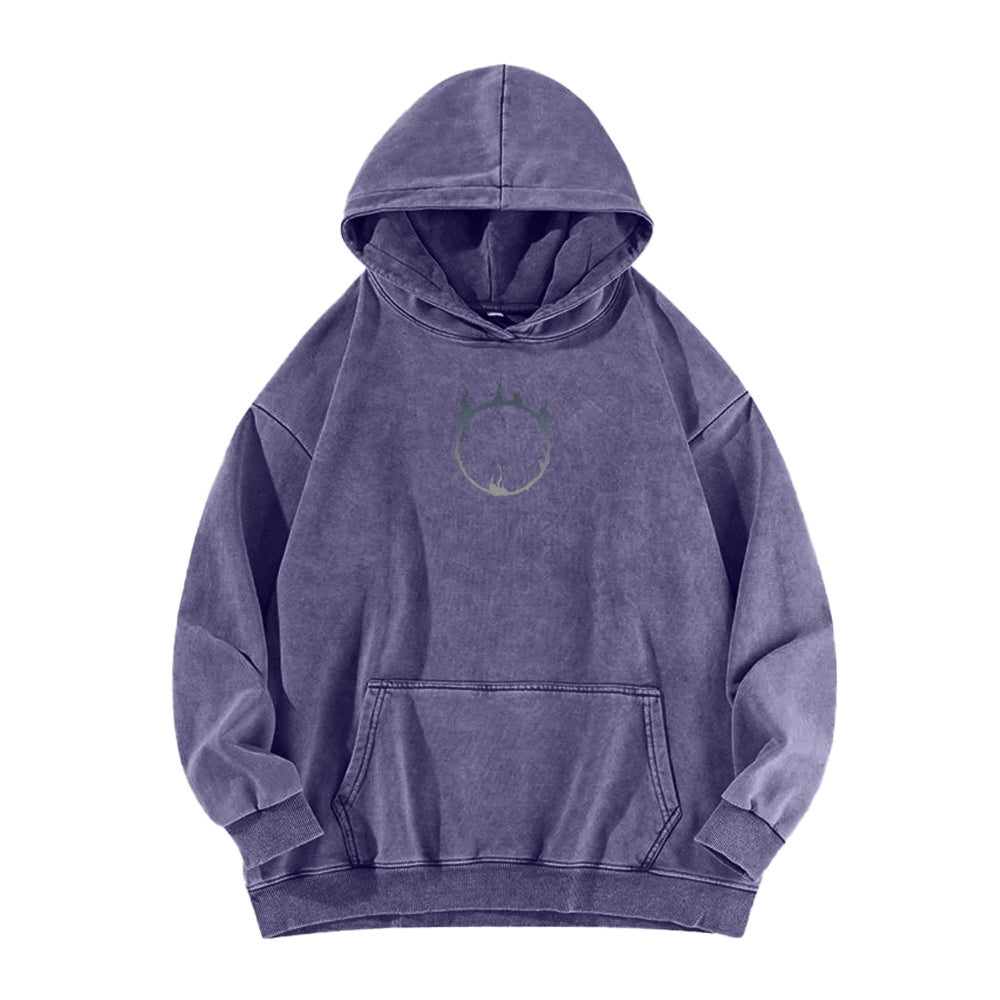 DARK SOULS Casual Washed Hoodies 2506024001