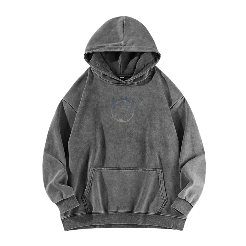 DARK SOULS Casual Washed Hoodies 2506024001