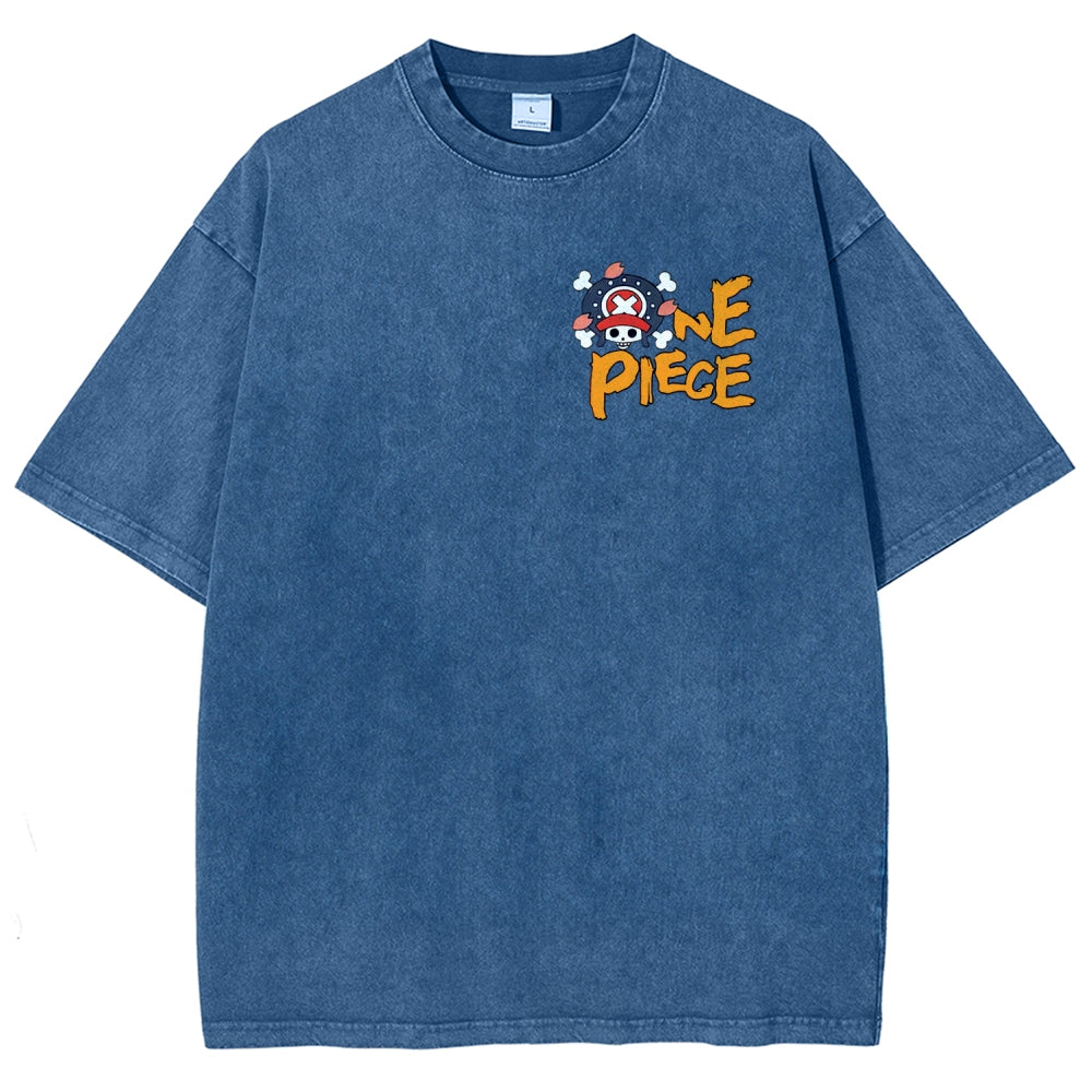 One Piece Unisex Fit Washed T-Shirt 2506024093