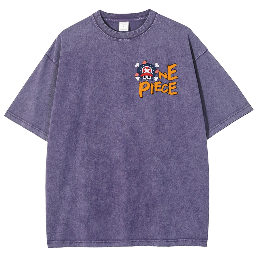 One Piece Unisex Fit Washed T-Shirt 2506024093