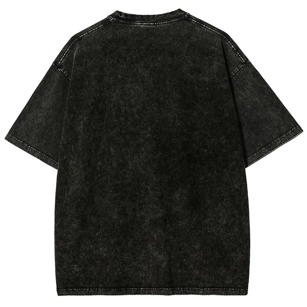 Demon Slayer Unisex Fit Washed T-Shirt 2507024216