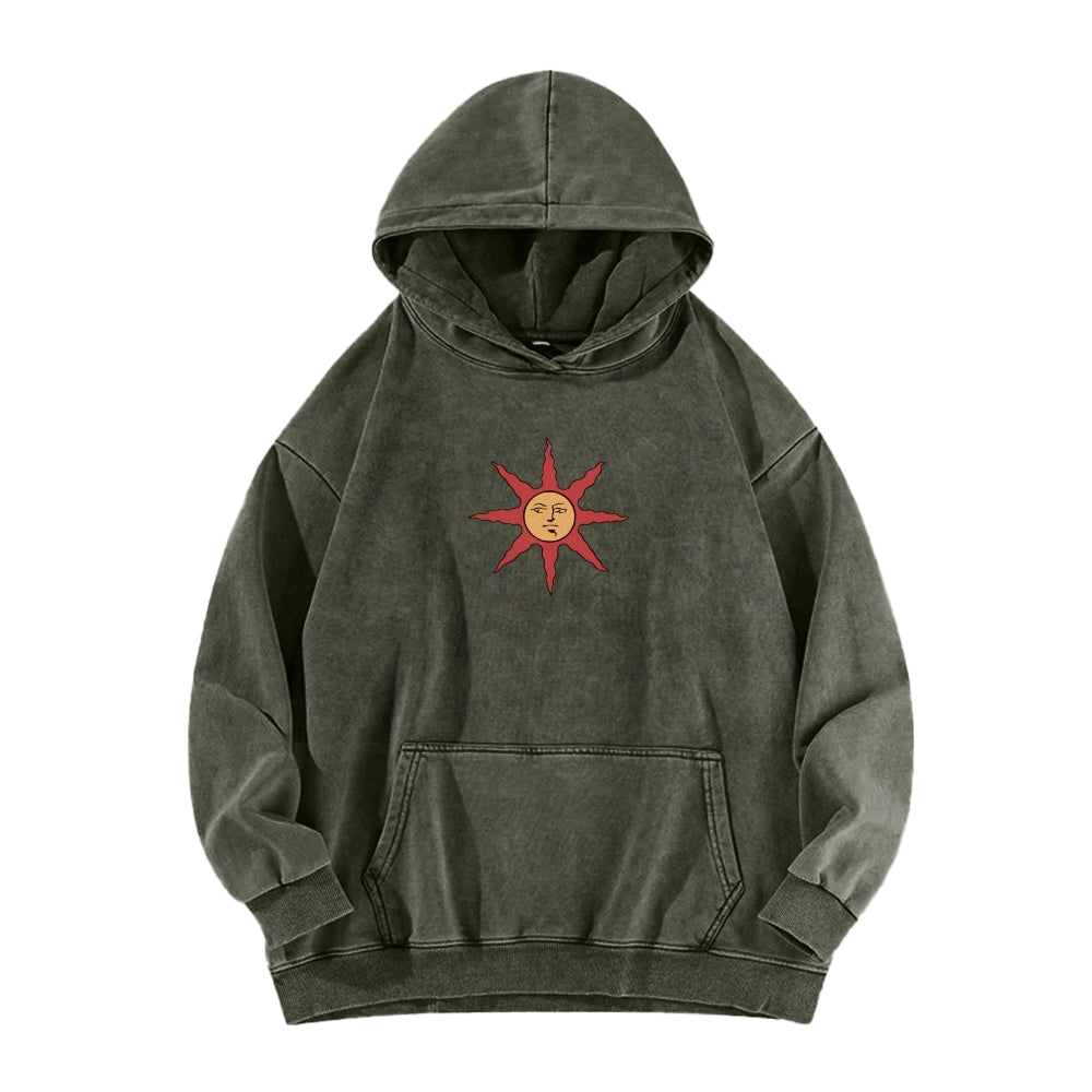 Dark Souls Casual Washed Hoodie 2507012080