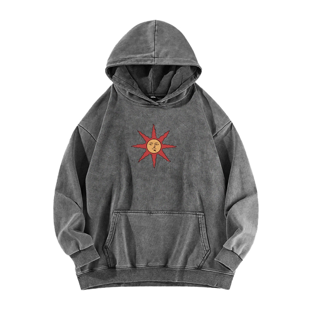 Dark Souls Casual Washed Hoodie 2507012080
