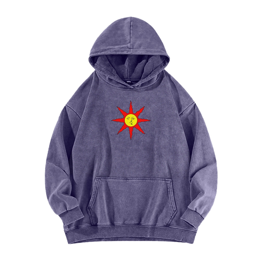 Dark Souls Casual Washed Hoodie 2507012097