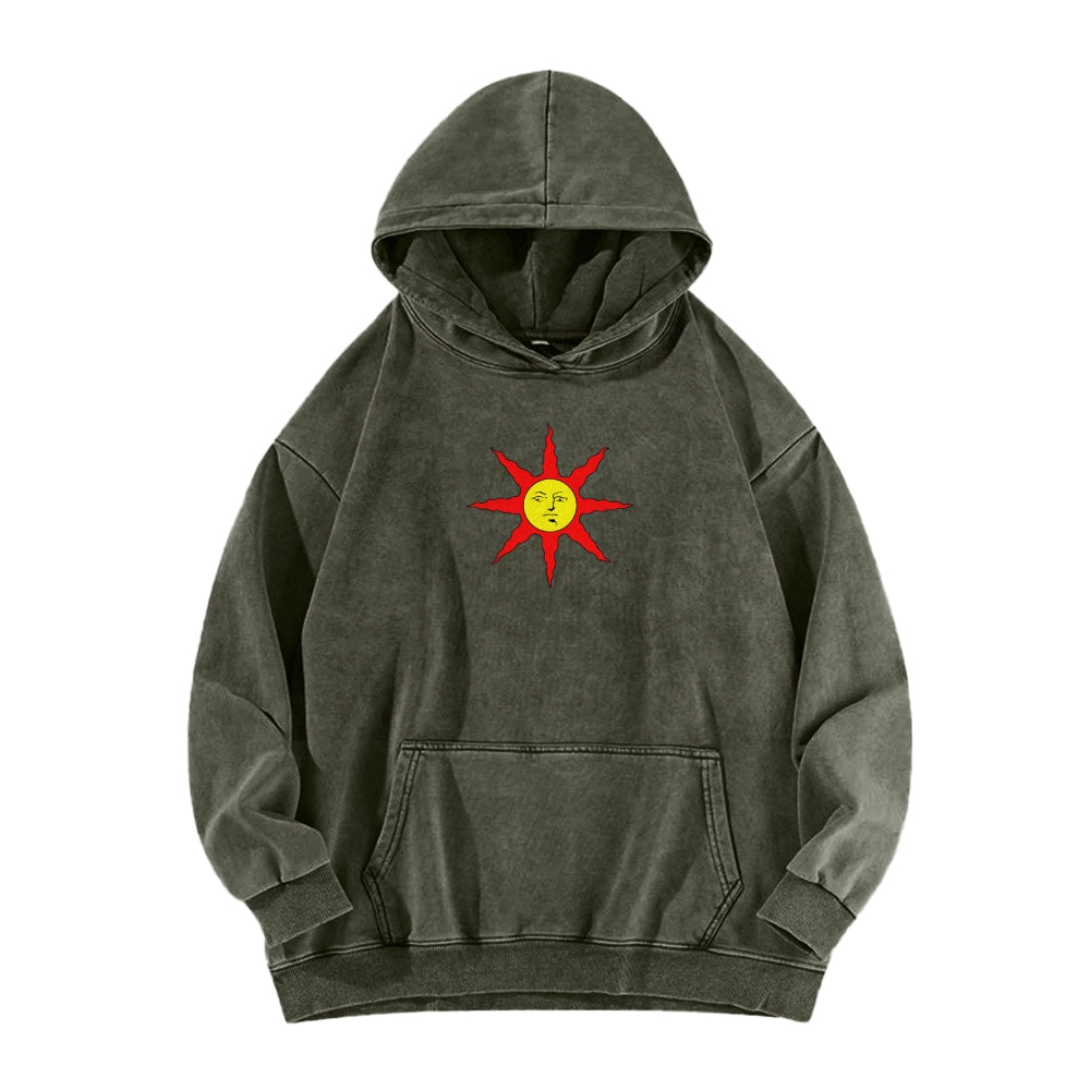 Dark Souls Casual Washed Hoodie 2507012097