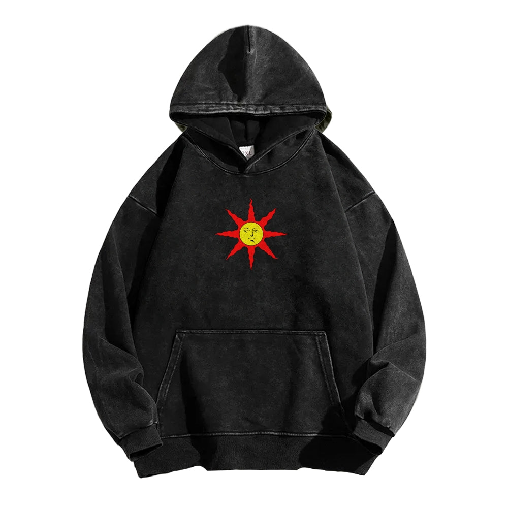 Dark Souls Casual Washed Hoodie 2507012097