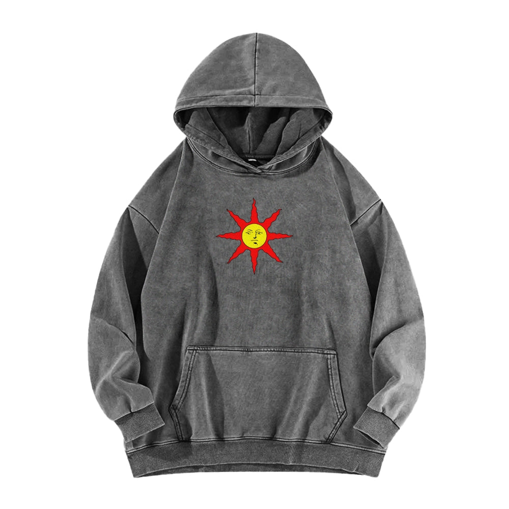 Dark Souls Casual Washed Hoodie 2507012097