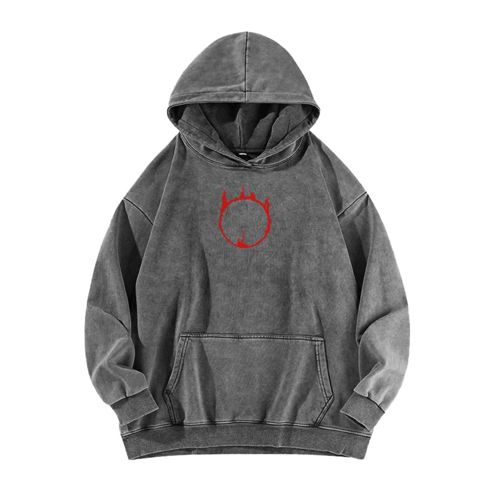 Dark Souls Casual Washed Hoodie 2507012099