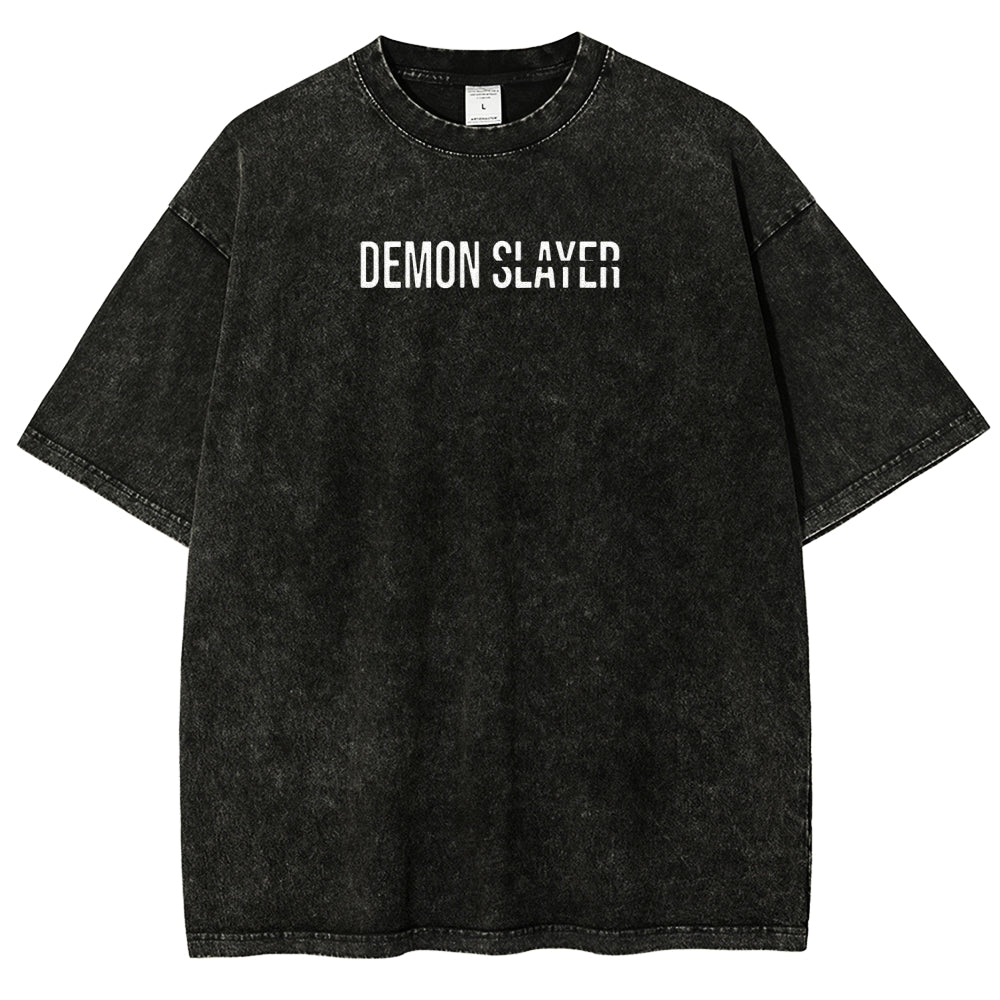 Demon Slayer Unisex Fit Washed T-Shirt 2507024154
