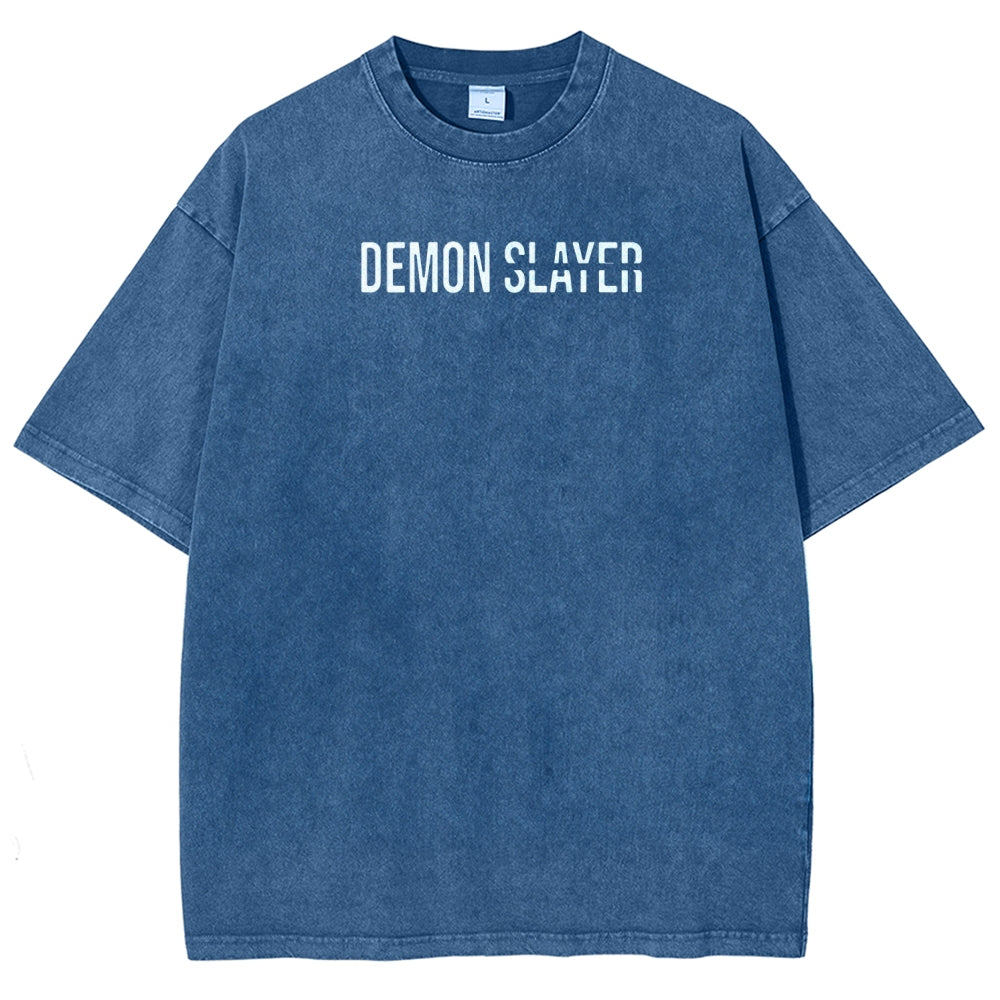 Demon Slayer Unisex Fit Washed T-Shirt 2507024159