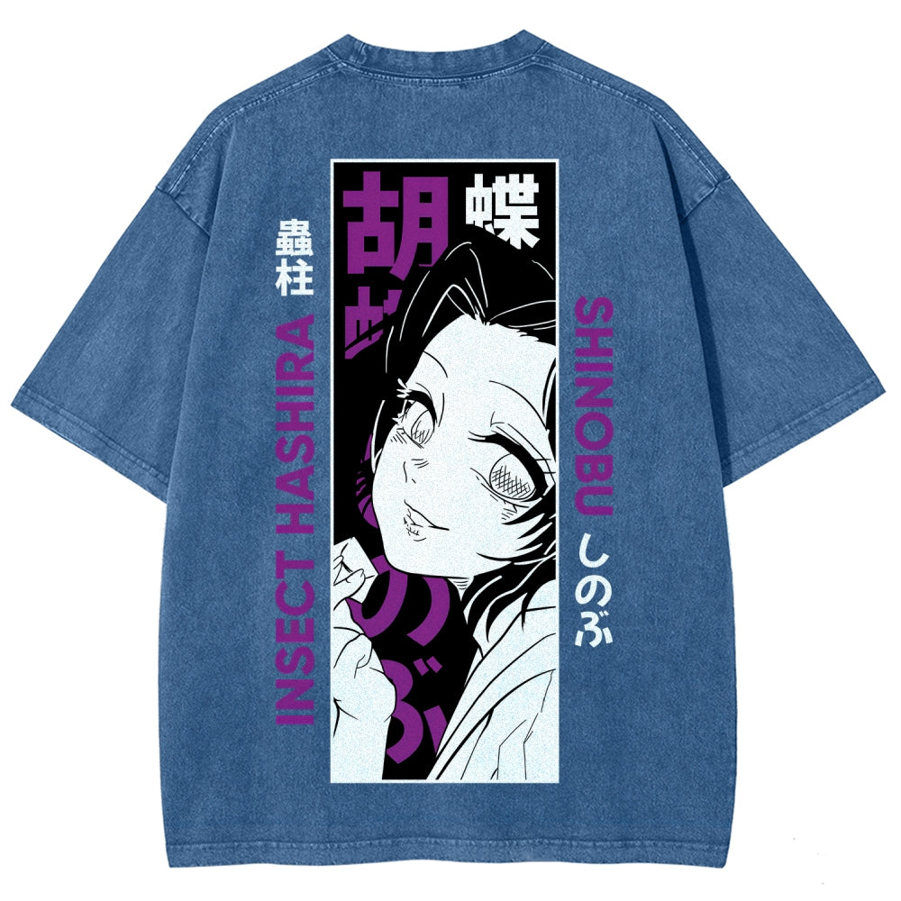Demon Slayer Unisex Fit Washed T-Shirt 2507024159