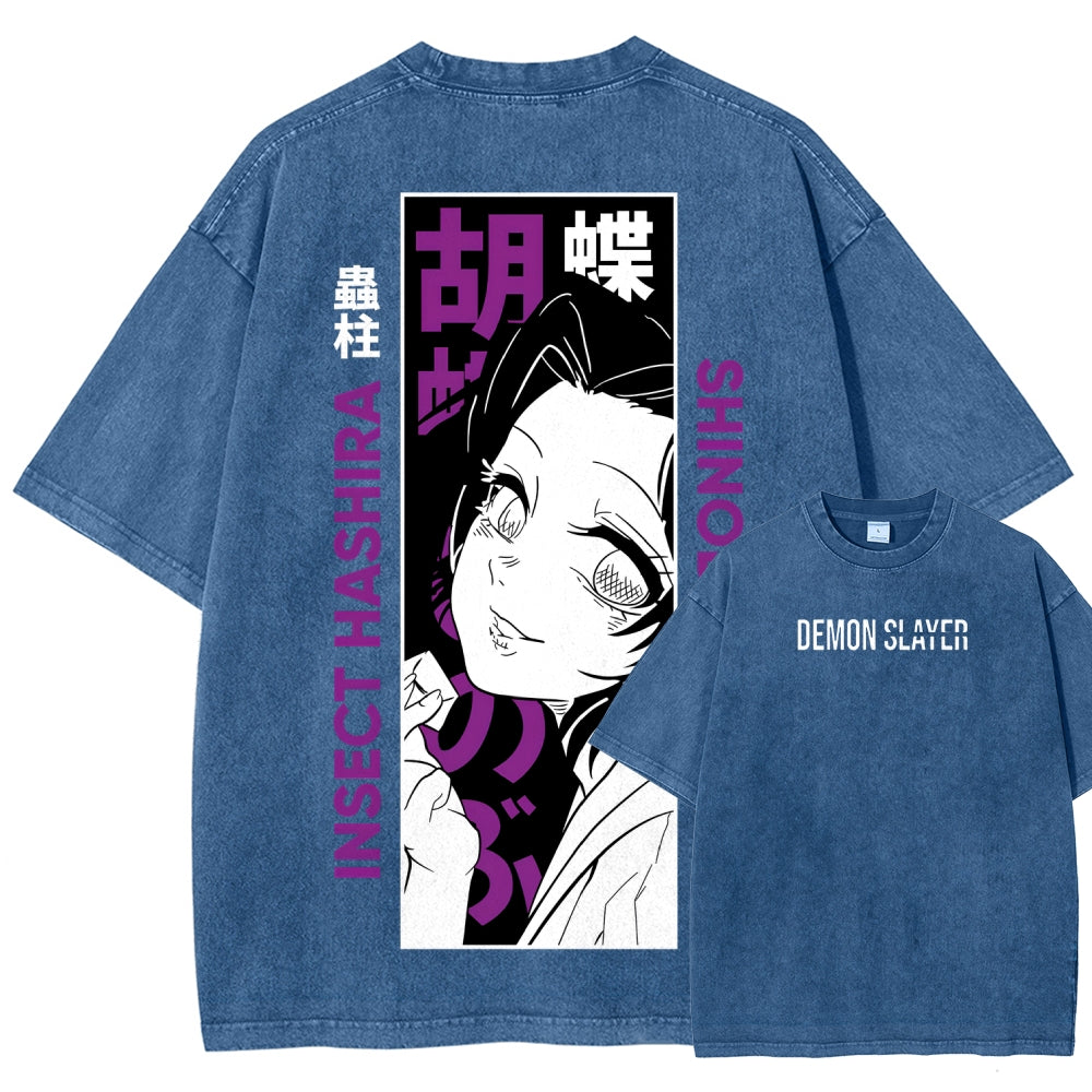 Demon Slayer Unisex Fit Washed T-Shirt 2507024159