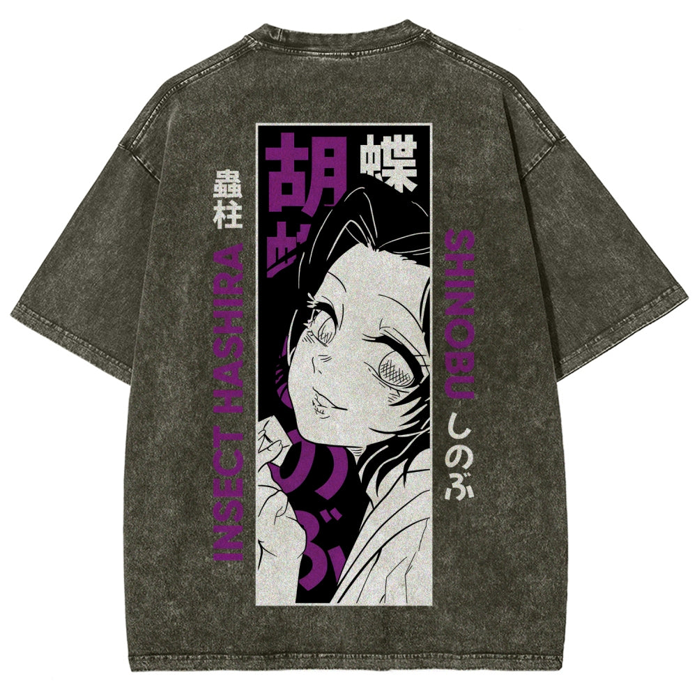 Demon Slayer Unisex Fit Washed T-Shirt 2507024159