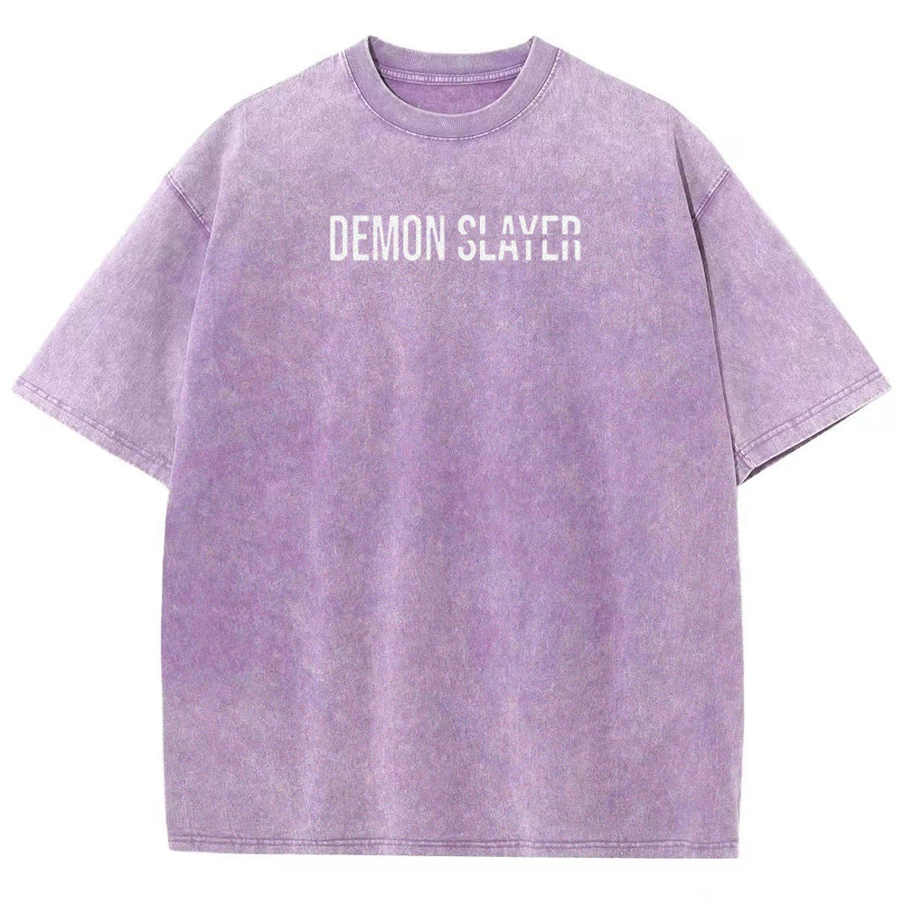 Demon Slayer Unisex Fit Washed T-Shirt 2507024159
