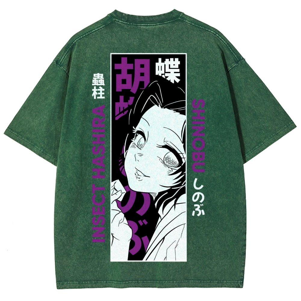 Demon Slayer Unisex Fit Washed T-Shirt 2507024159