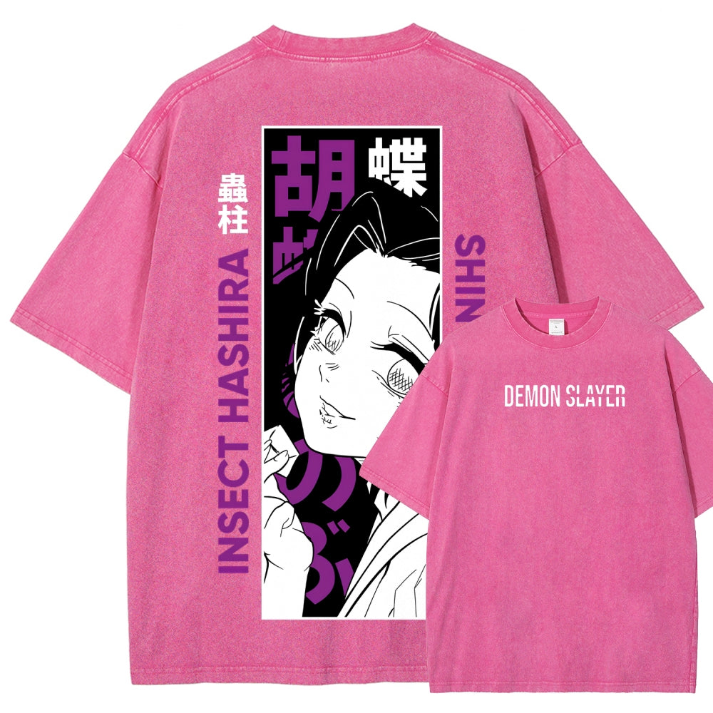 Demon Slayer Unisex Fit Washed T-Shirt 2507024159