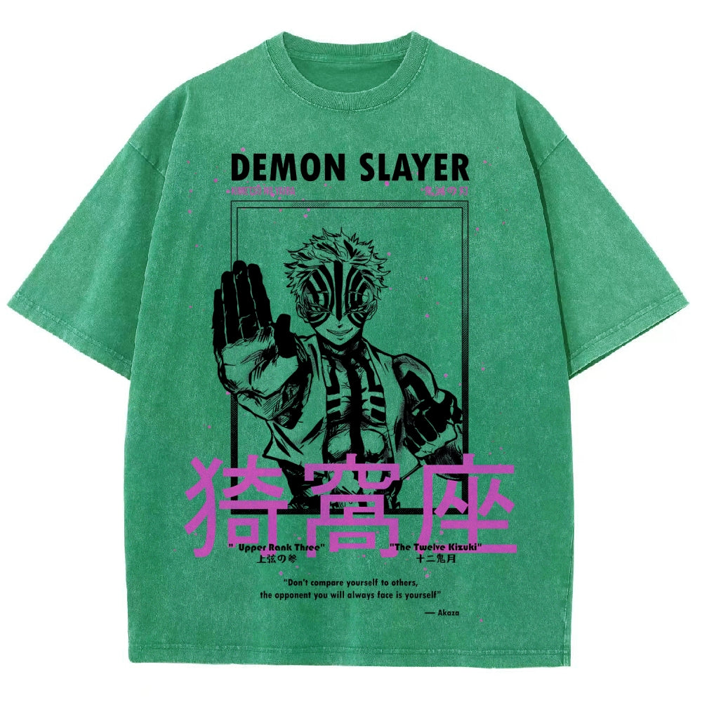 Demon Slayer Unisex Fit Washed T-Shirt 2507024163