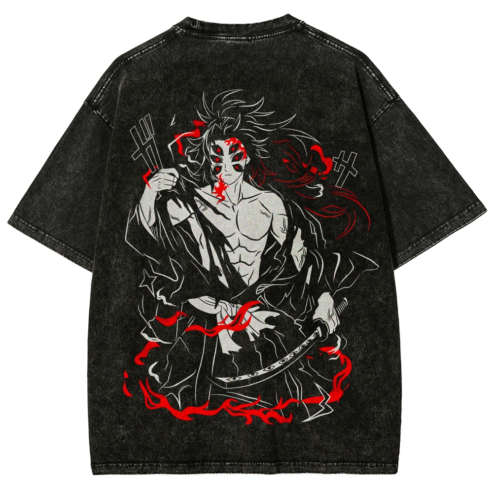Demon Slayer Unisex Fit Washed T-Shirt 2507024167