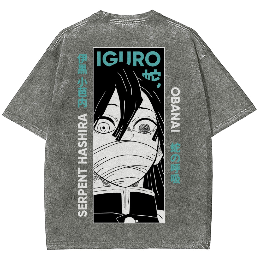 Demon Slayer Unisex Fit Washed T-Shirt 2507024192