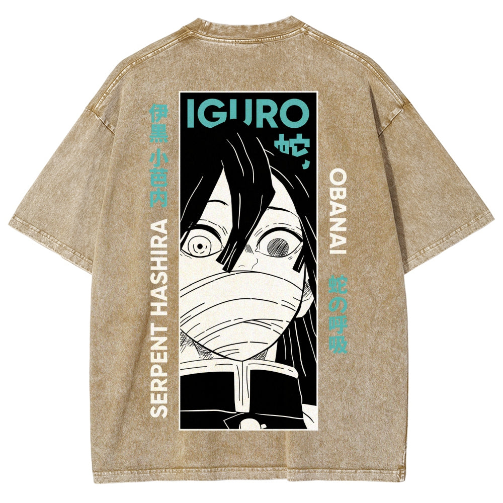 Demon Slayer Unisex Fit Washed T-Shirt 2507024192