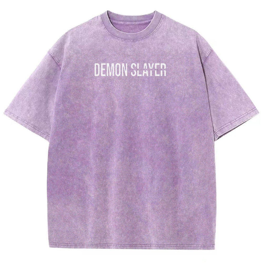 Demon Slayer Unisex Fit Washed T-Shirt 2507024192