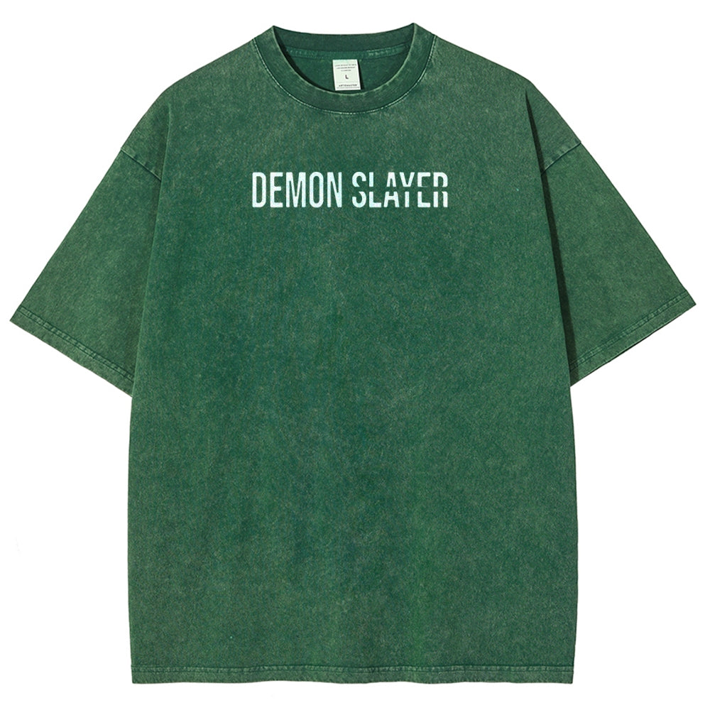 Demon Slayer Unisex Fit Washed T-Shirt 2507024192