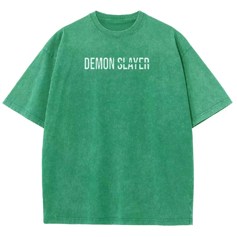 Demon Slayer Unisex Fit Washed T-Shirt 2507024192