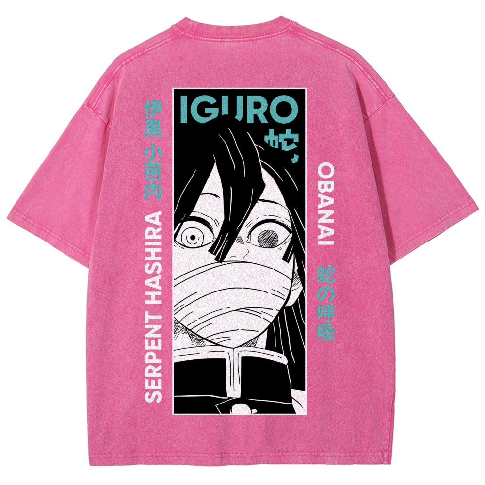 Demon Slayer Unisex Fit Washed T-Shirt 2507024192