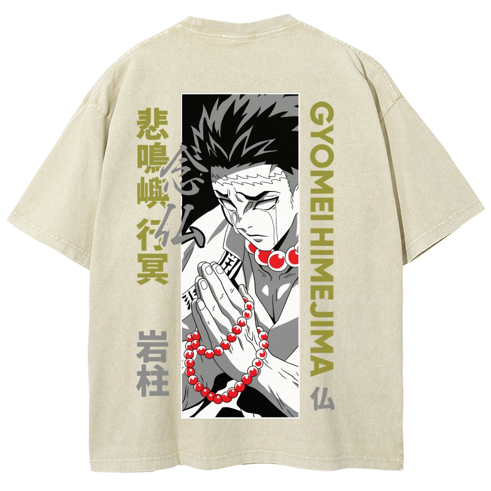 Demon Slayer Unisex Fit Washed T-Shirt 2507024195