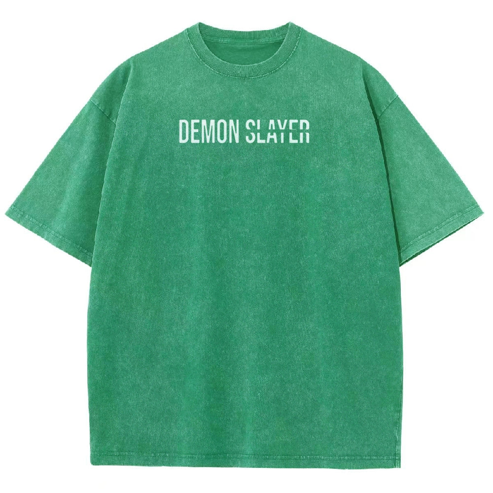 Demon Slayer Demon Slayer Unisex Fit Washed T-Shirt 2507024210