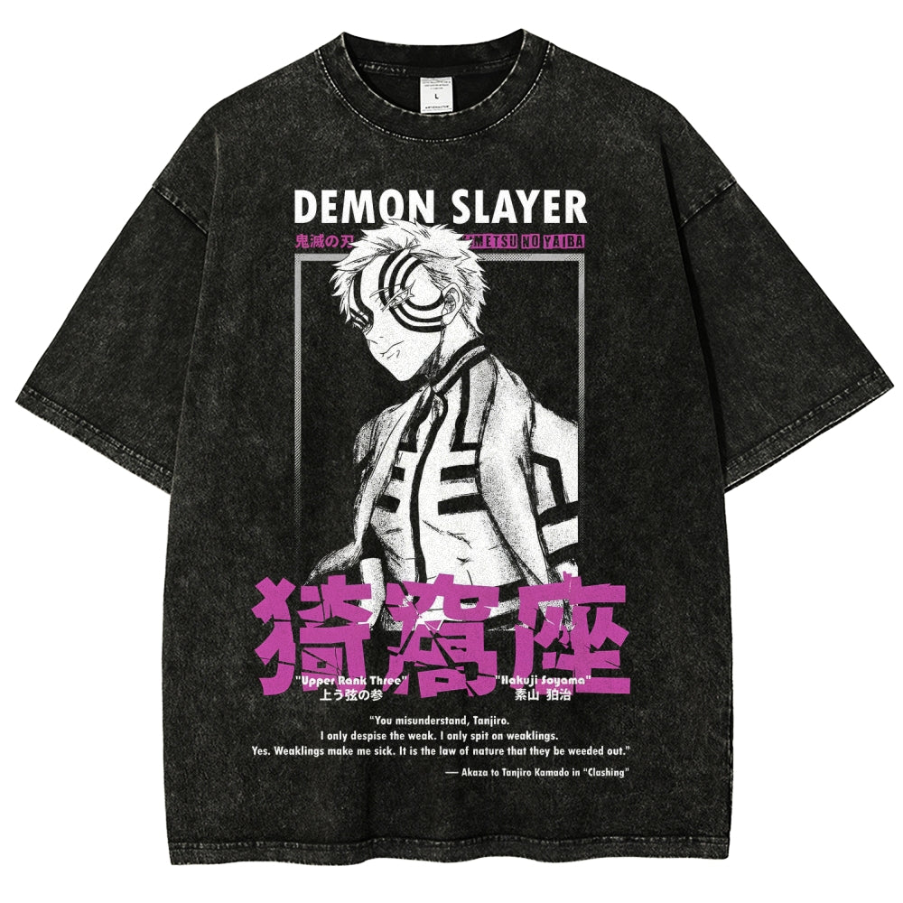 Demon Slayer Unisex Fit Washed T-Shirt 2507024216