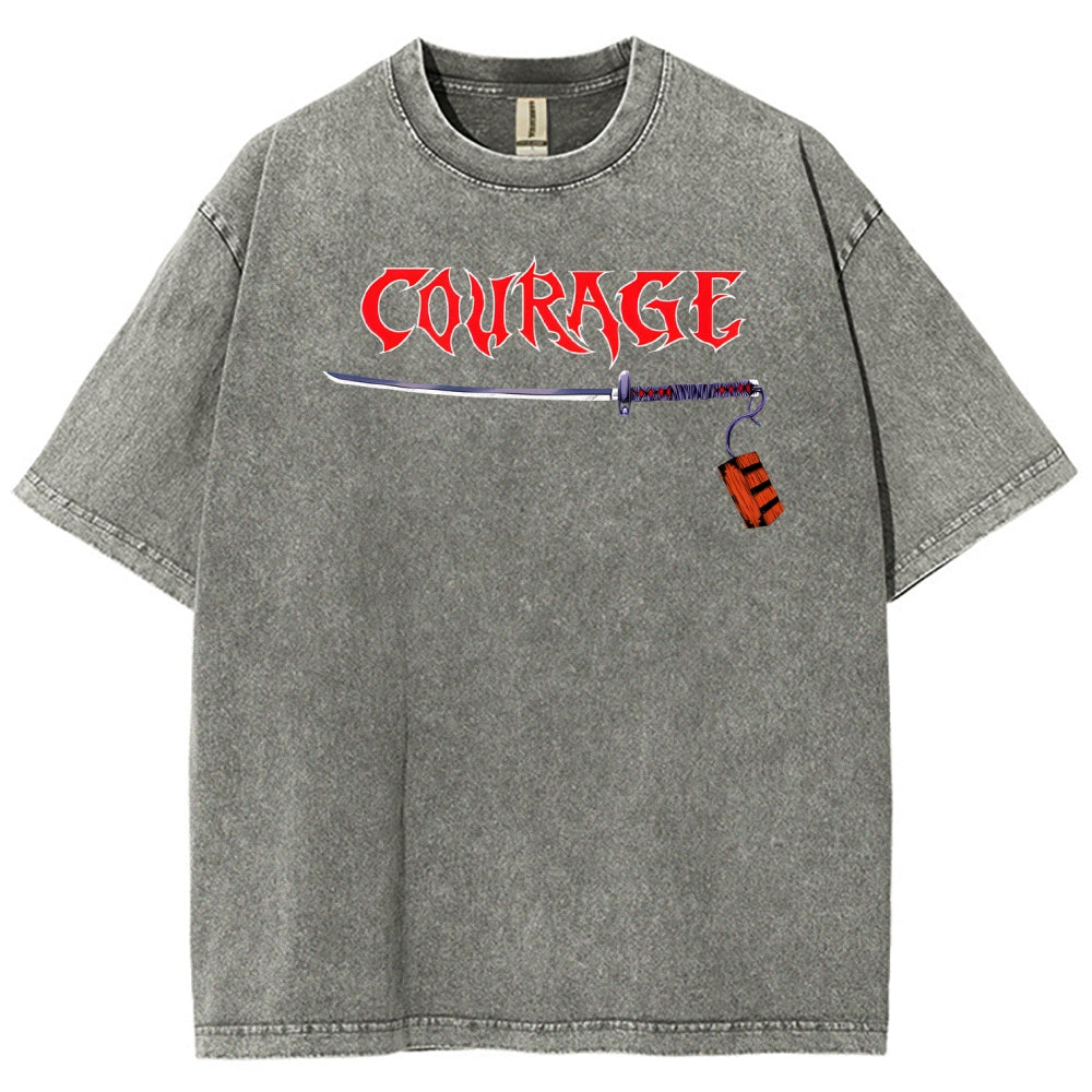 Demon Slayer Unisex Fit Washed T-Shirt 2507028450