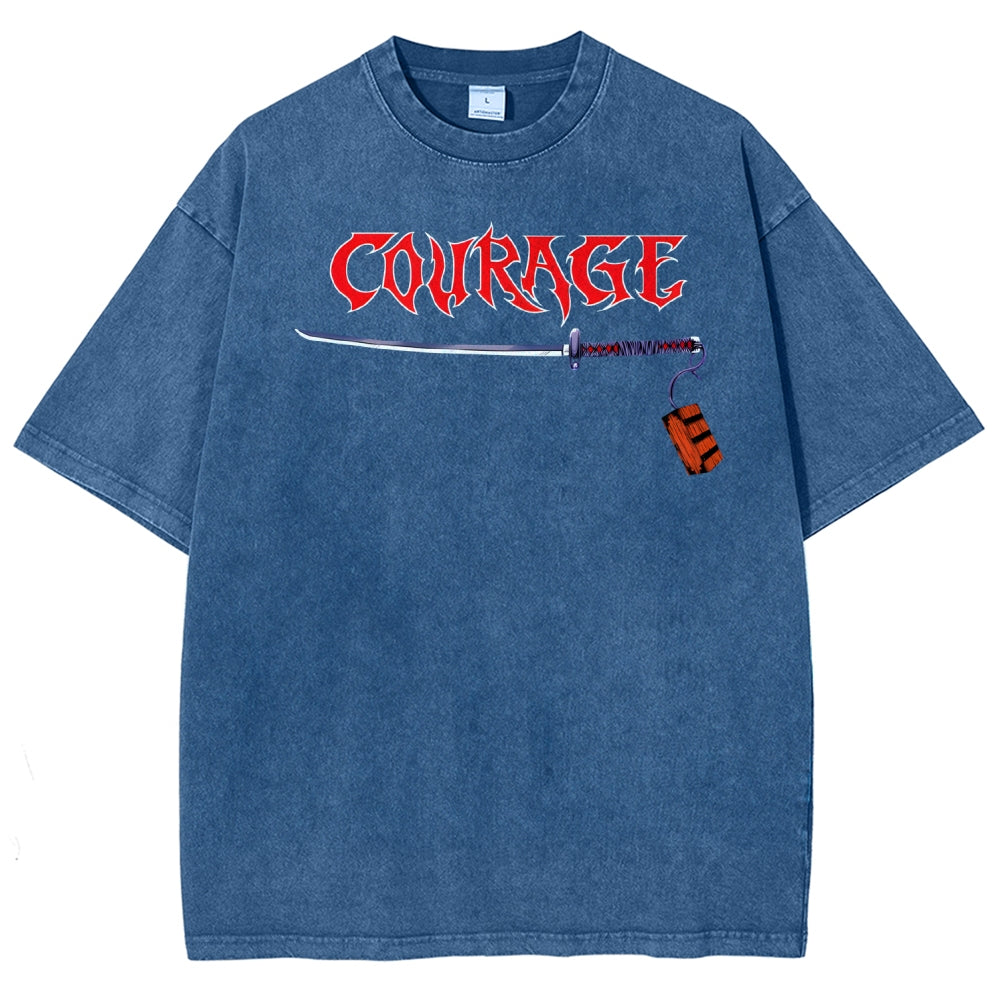 Demon Slayer Unisex Fit Washed T-Shirt 2507028450