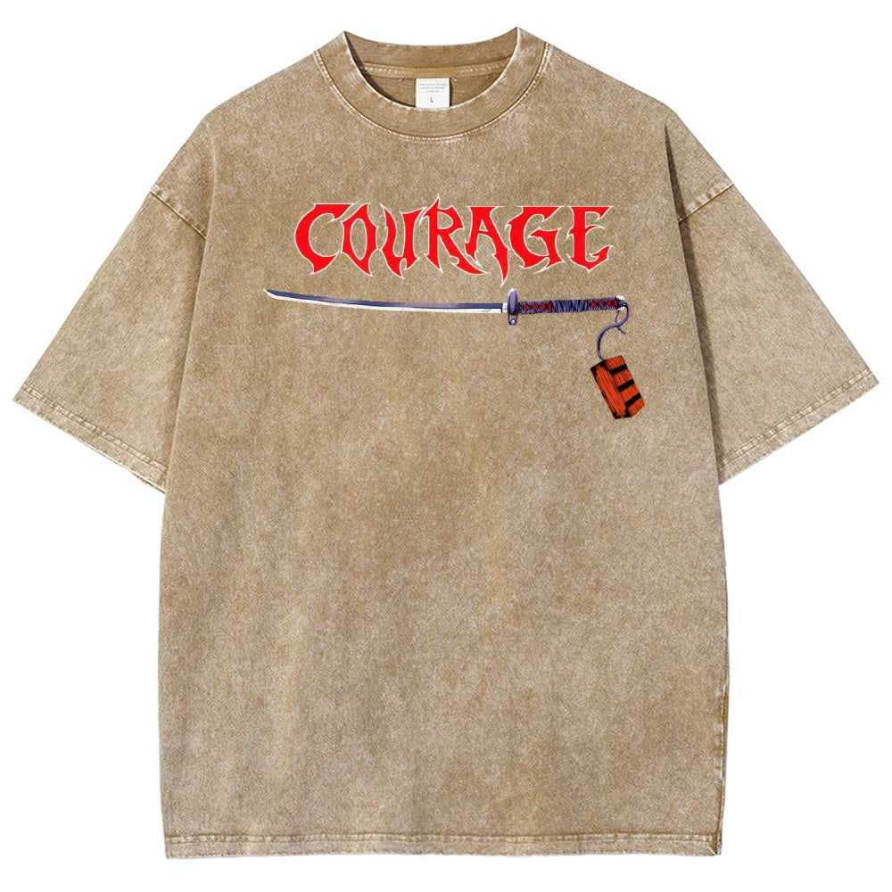 Demon Slayer Unisex Fit Washed T-Shirt 2507028450