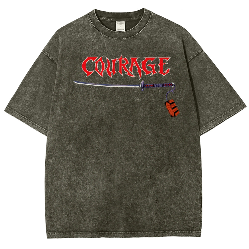 Demon Slayer Unisex Fit Washed T-Shirt 2507028450