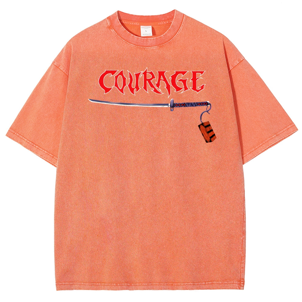 Demon Slayer Unisex Fit Washed T-Shirt 2507028450