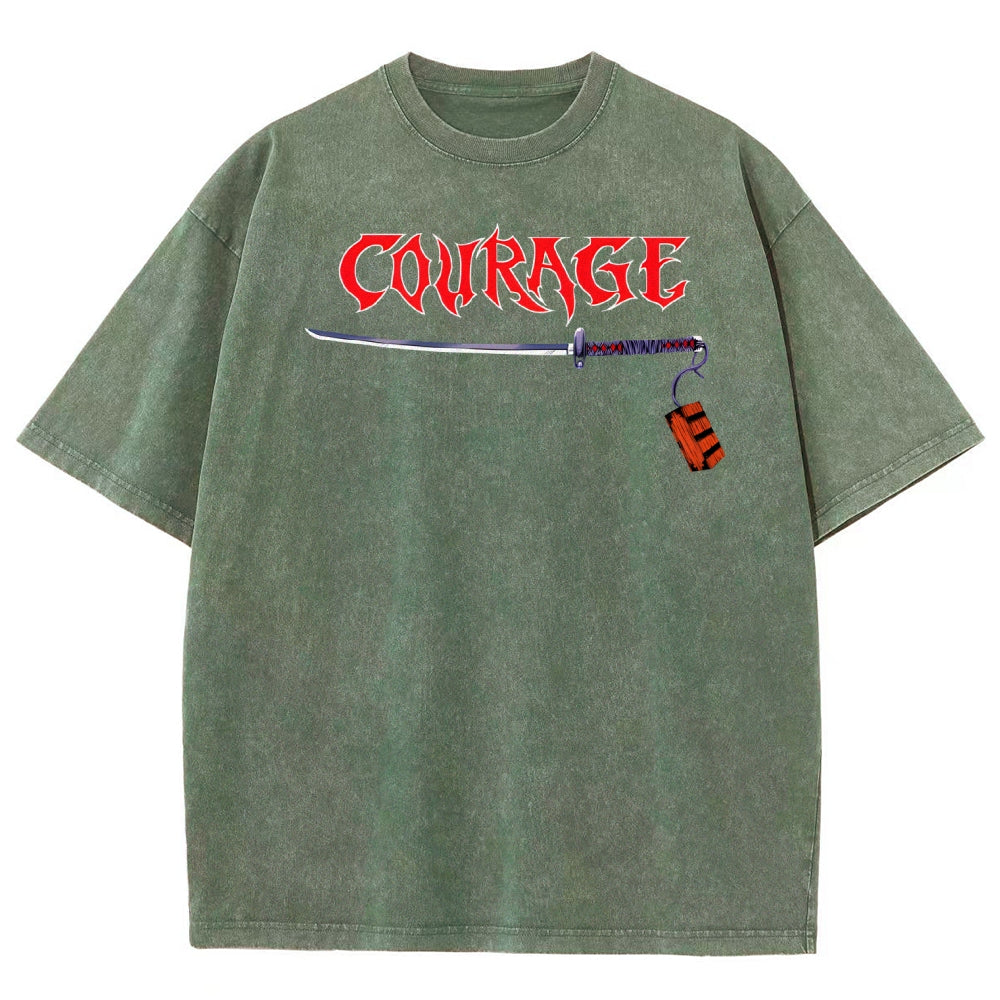 Demon Slayer Unisex Fit Washed T-Shirt 2507028450