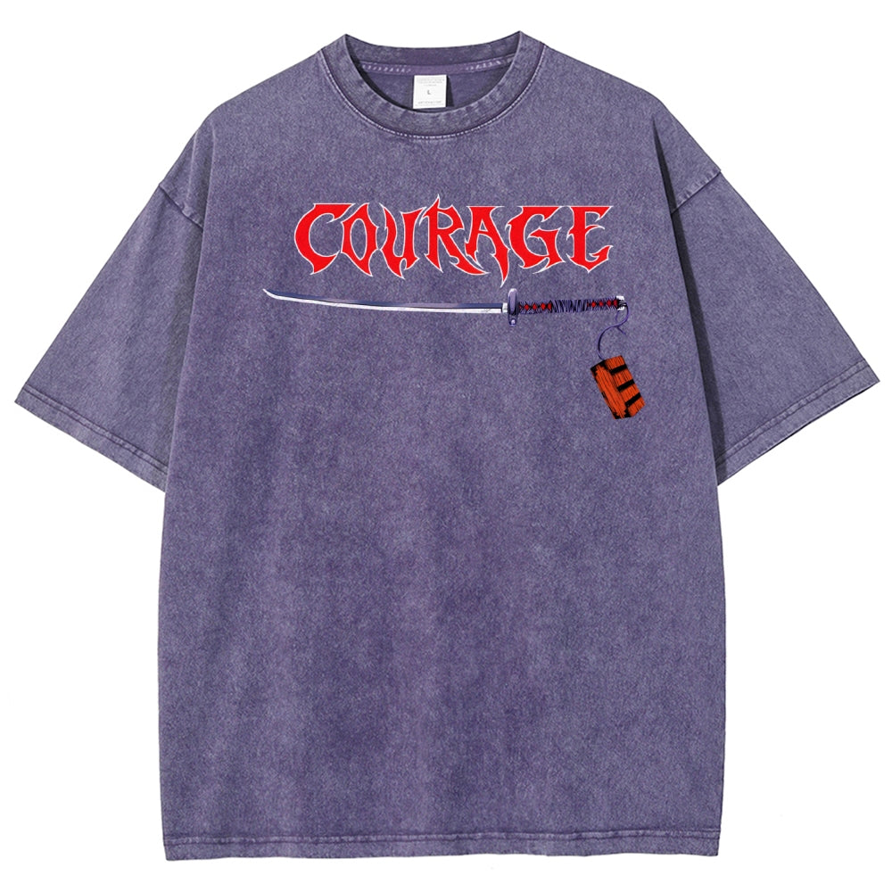 Demon Slayer Unisex Fit Washed T-Shirt 2507028450