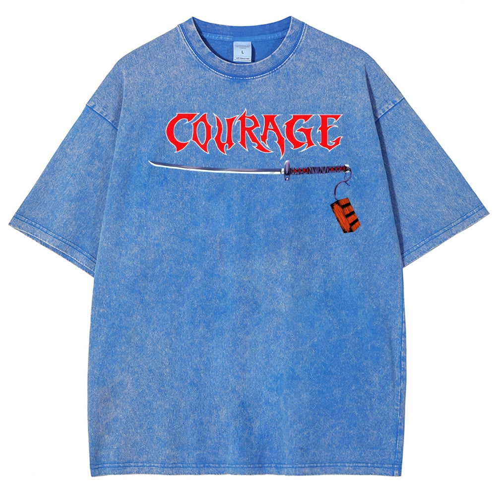 Demon Slayer Unisex Fit Washed T-Shirt 2507028450