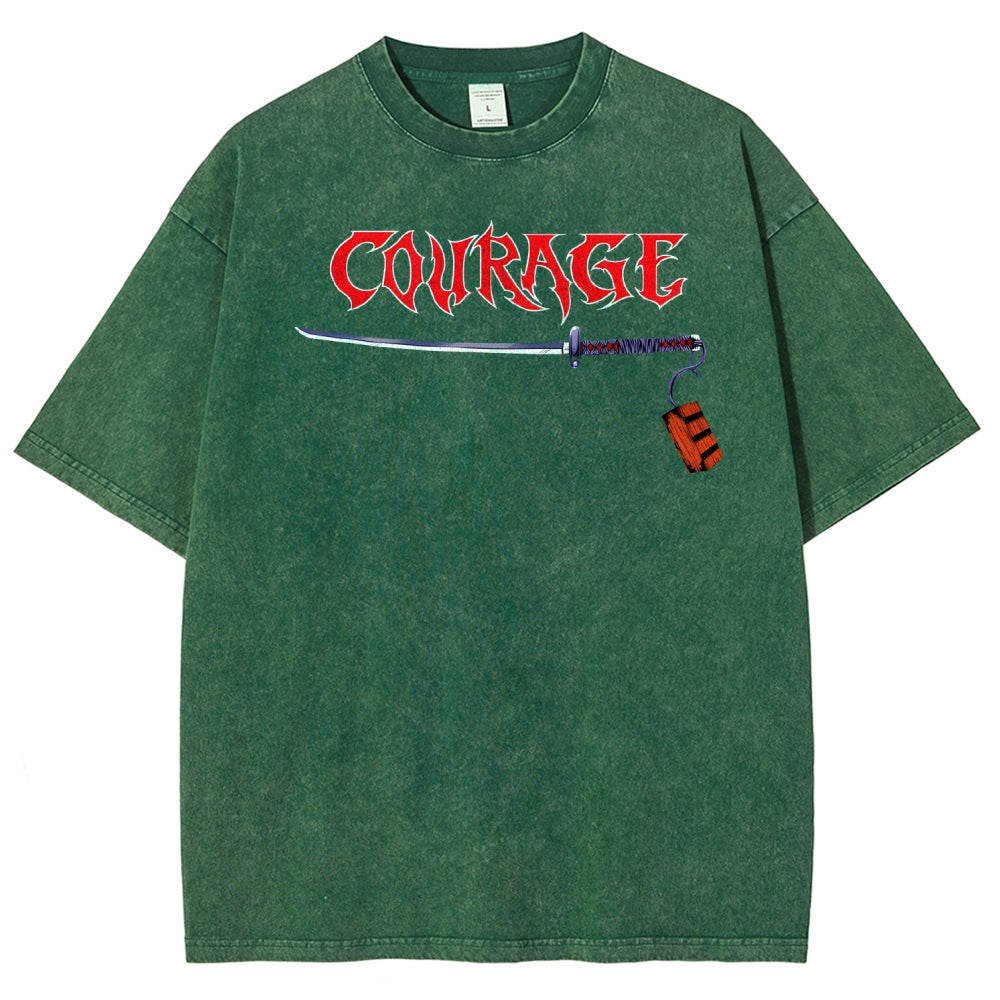 Demon Slayer Unisex Fit Washed T-Shirt 2507028450