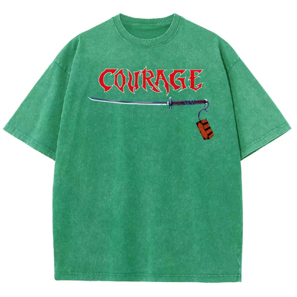 Demon Slayer Unisex Fit Washed T-Shirt 2507028450