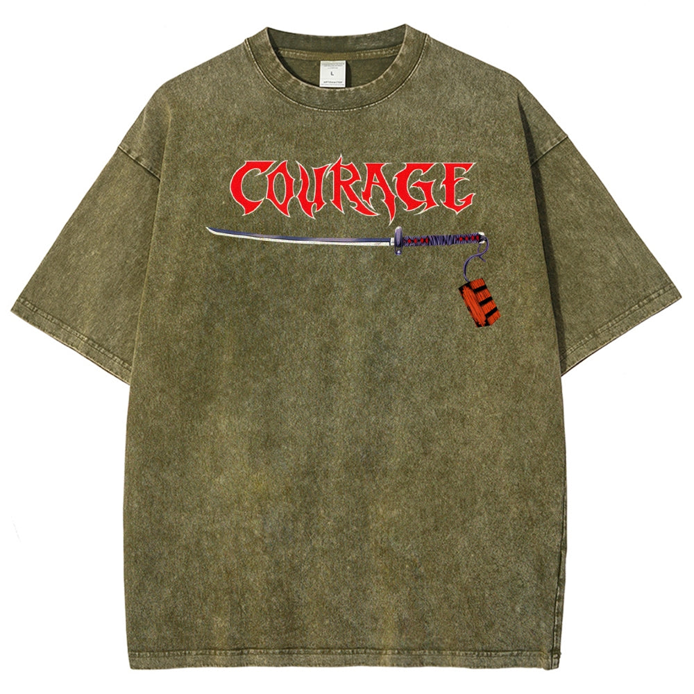 Demon Slayer Unisex Fit Washed T-Shirt 2507028450