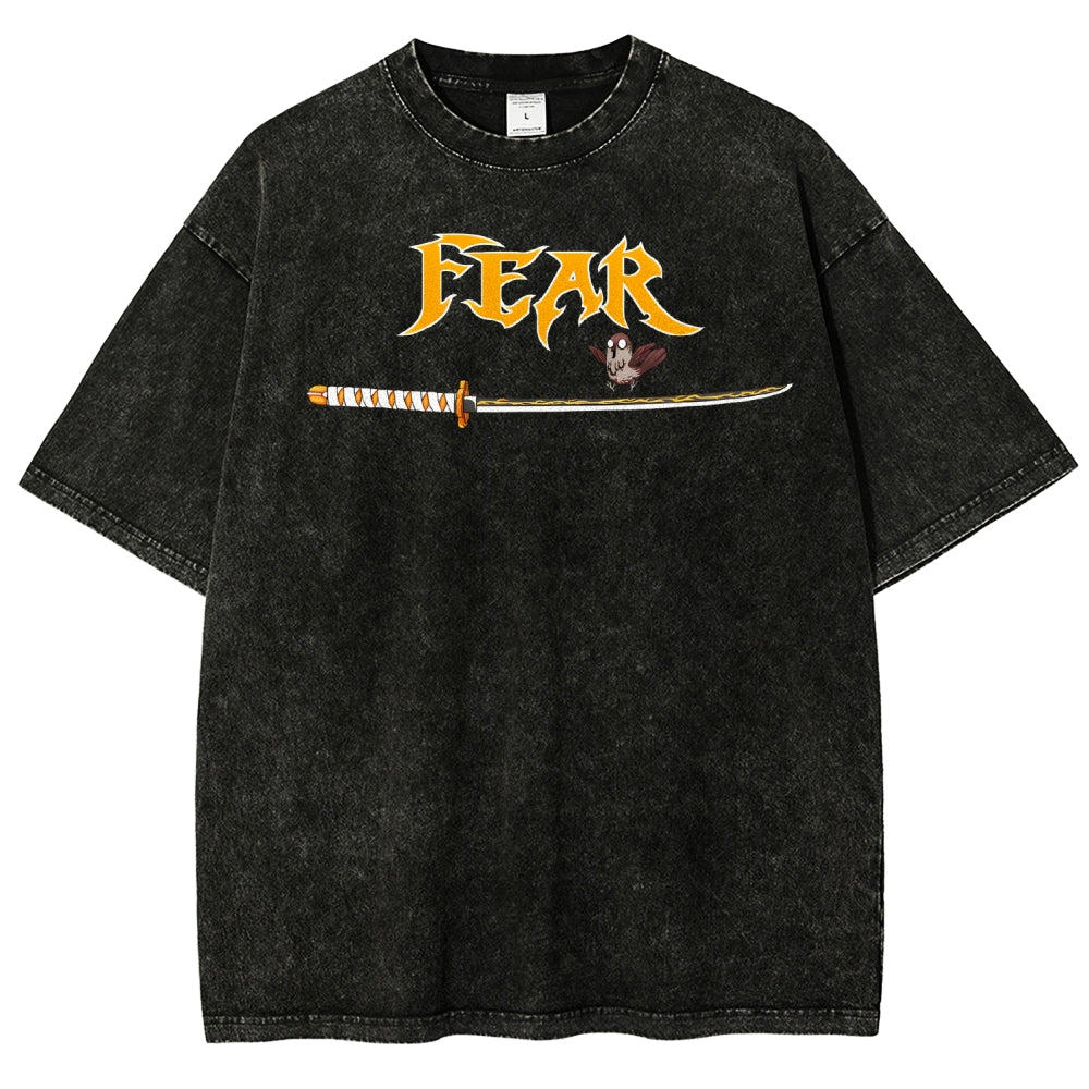 Demon Slayer Unisex Fit Washed T-Shirt 2507028455