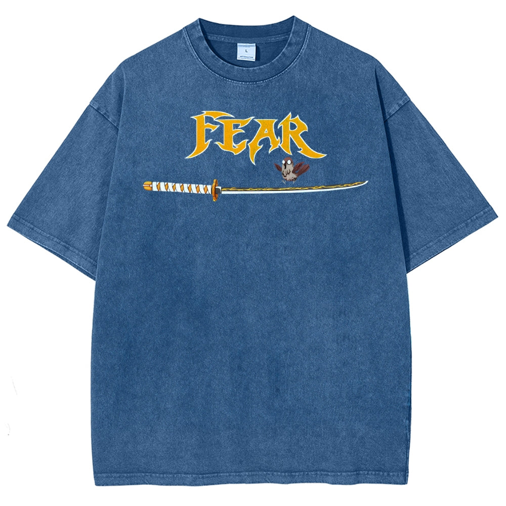 Demon Slayer Unisex Fit Washed T-Shirt 2507028455