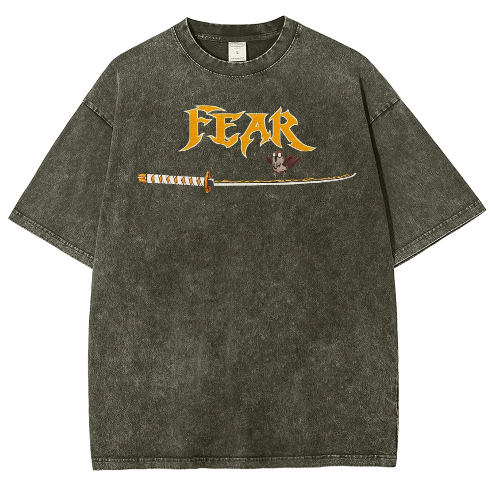 Demon Slayer Unisex Fit Washed T-Shirt 2507028455