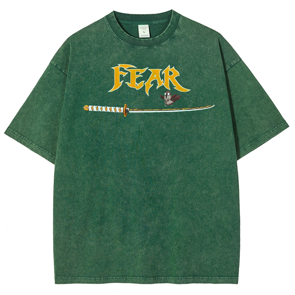 Demon Slayer Unisex Fit Washed T-Shirt 2507028455