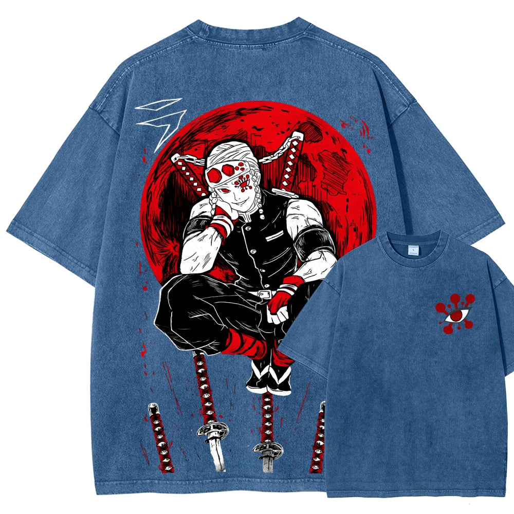 Demon Slayer Unisex Fit Washed T-Shirt 2507036022