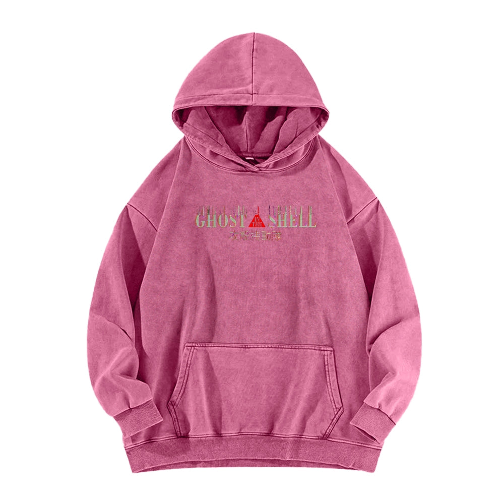 Ghost in the Shell Casual Washed Hoodie 2508002116