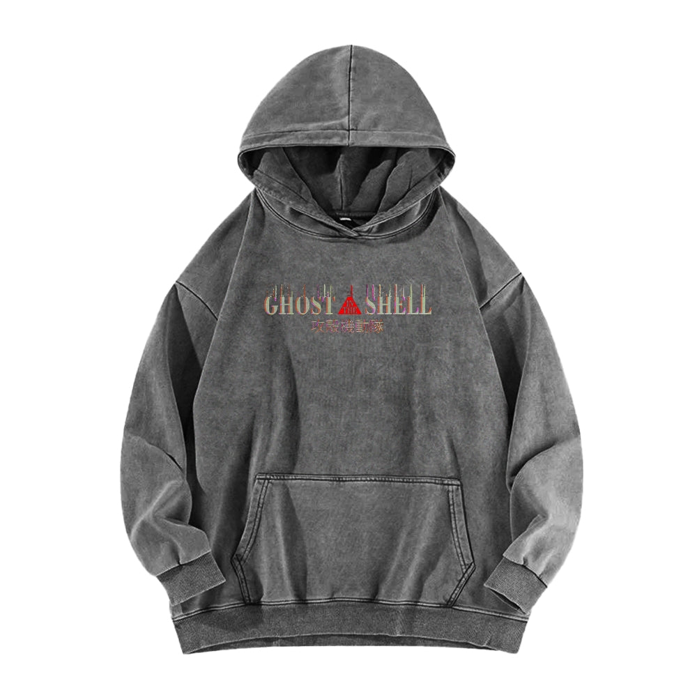 Ghost in the Shell Casual Washed Hoodie 2508002116