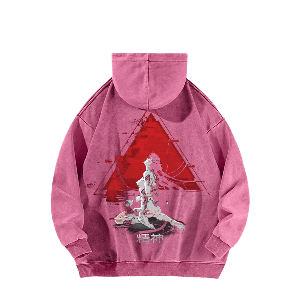 Ghost in the Shell Casual Washed Hoodie 2508002119